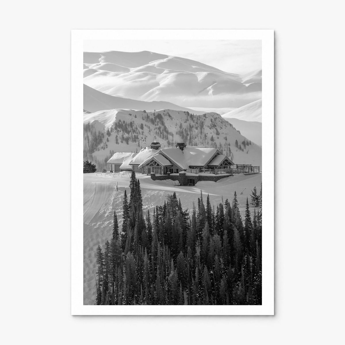 Sun Valley Photo Poster, print only (unframed), white border