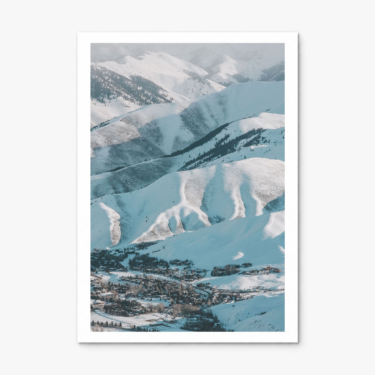 Sun Valley Photo No 2 Poster, print only (unframed), white border