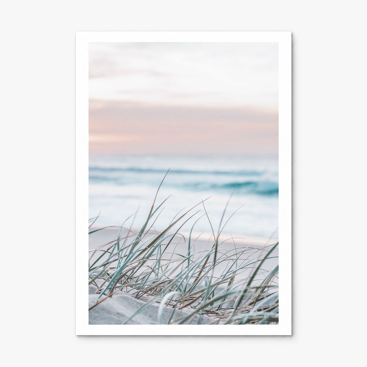 Sunrise Beach Photo No 2 Poster, print only (unframed), white border