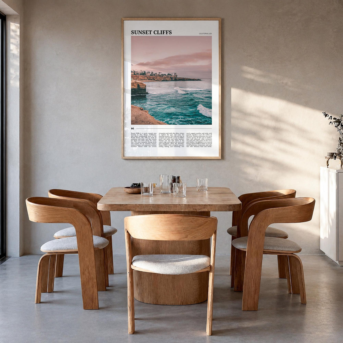 Sunset Cliffs Travel Poster