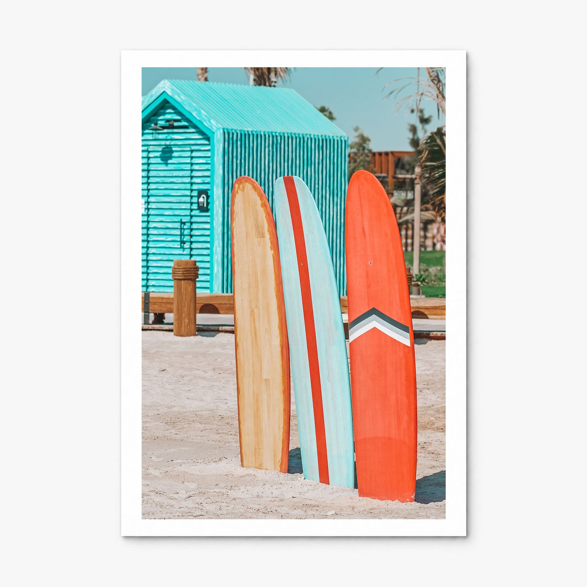 Surfboards Photo No 5 Poster, print only (unframed), white border