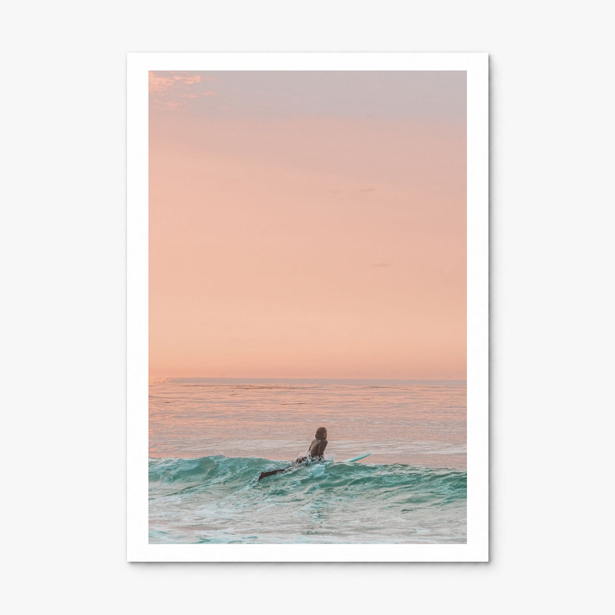 Surfer Photo No 1 Poster, print only (unframed), white border