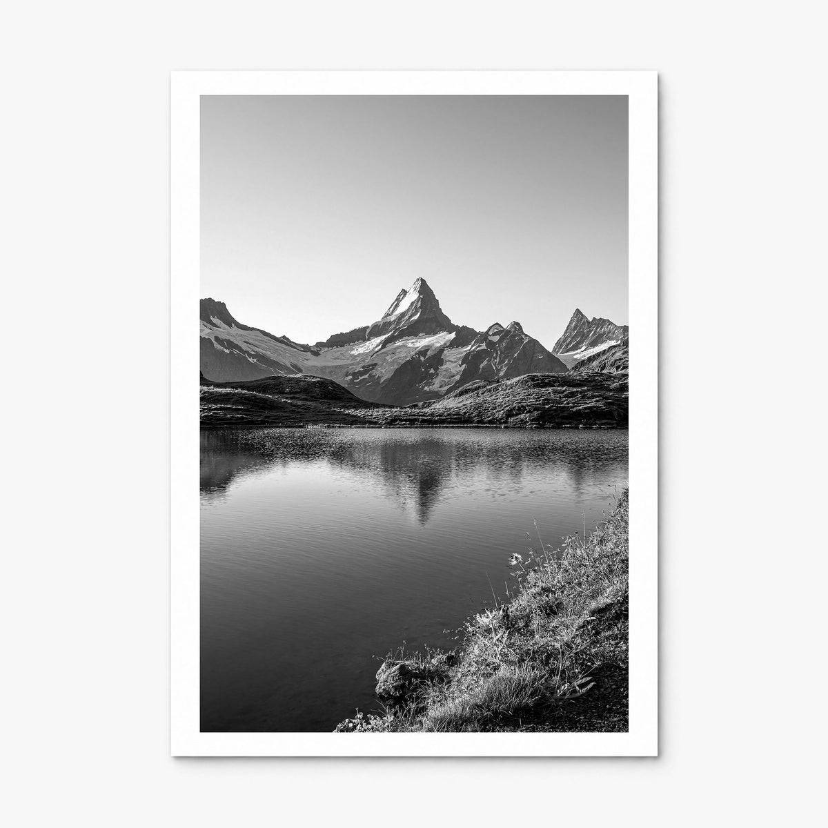 Switzerland Photo Poster, print only (unframed), white border