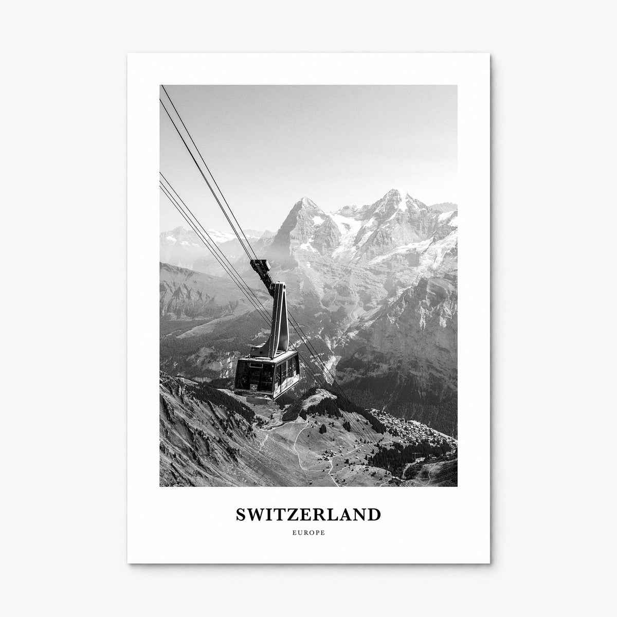 Switzerland Classic Poster, print only (unframed)
