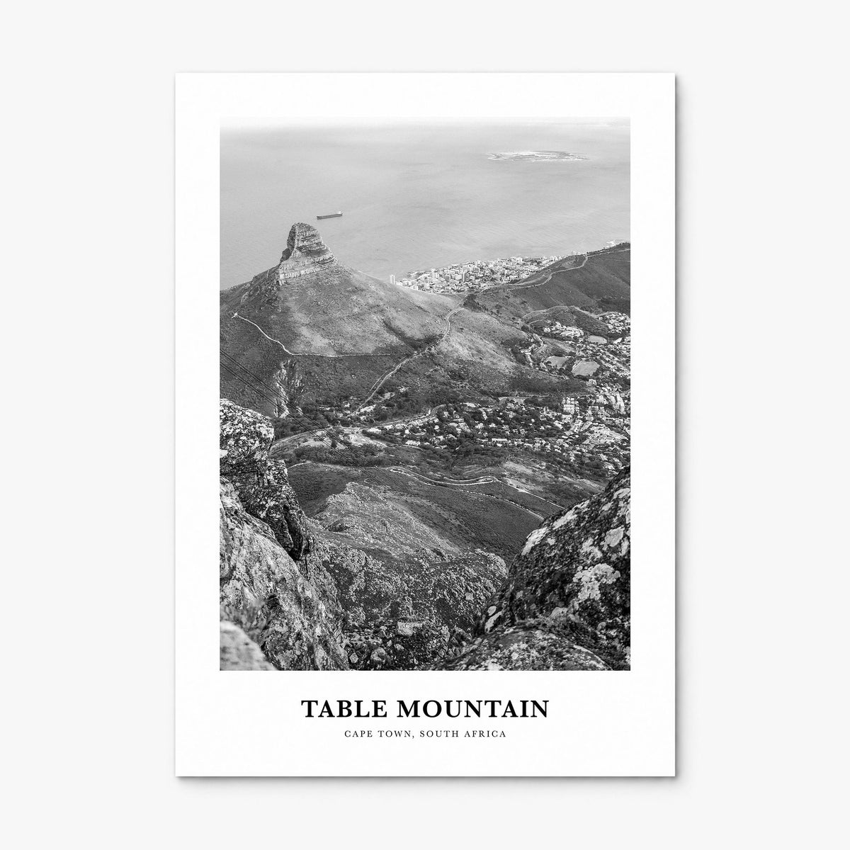 Table Mountain Classic Poster, print only (unframed)