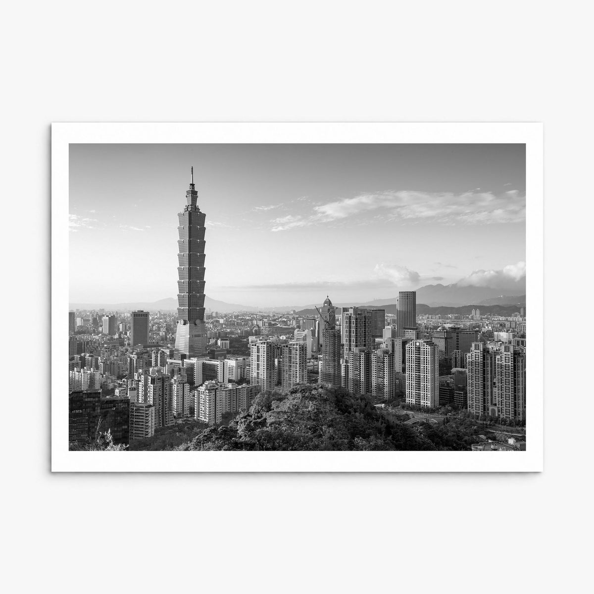 Taipei Photo Poster, print only (unframed), white border
