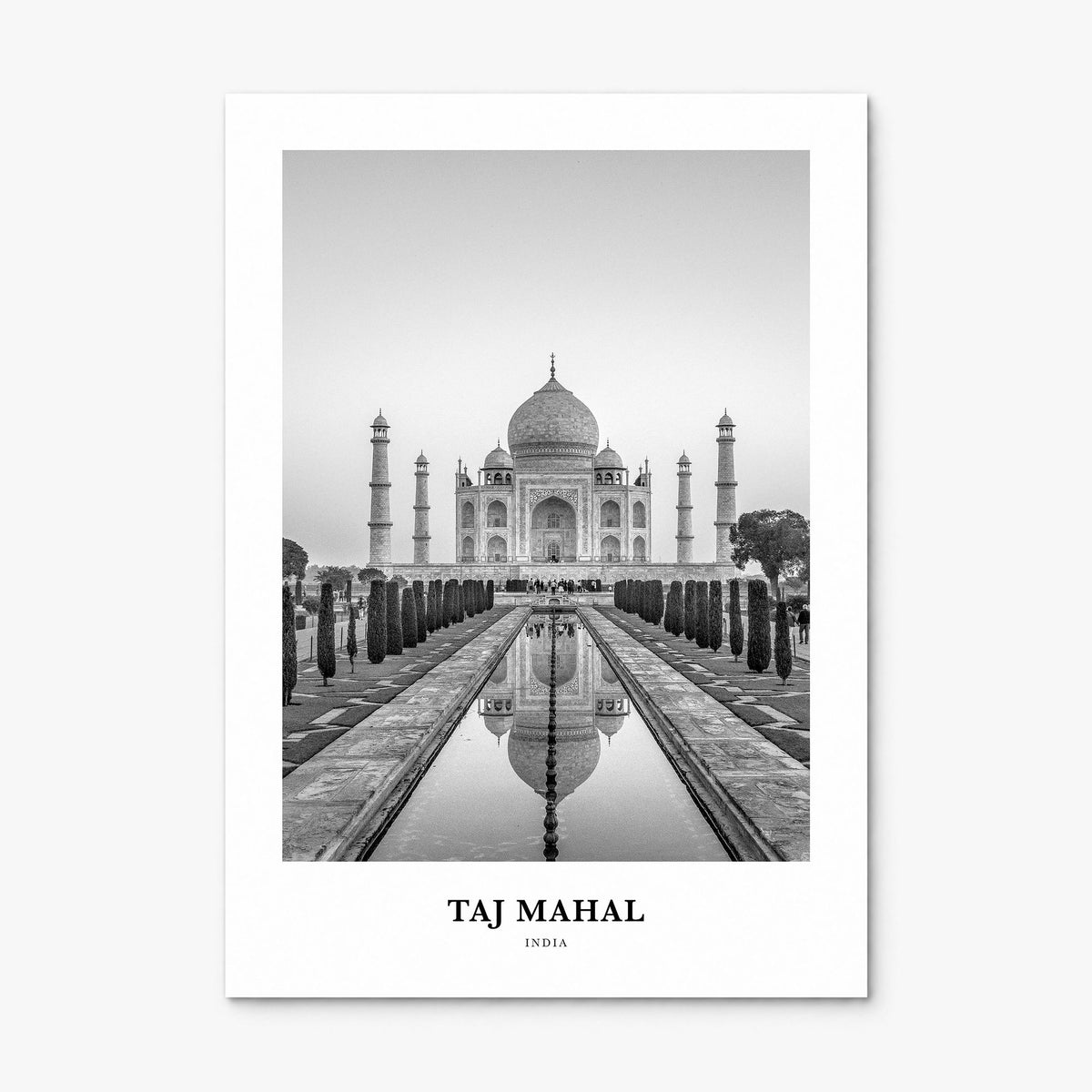 Taj Mahal Classic Poster, print only (unframed)