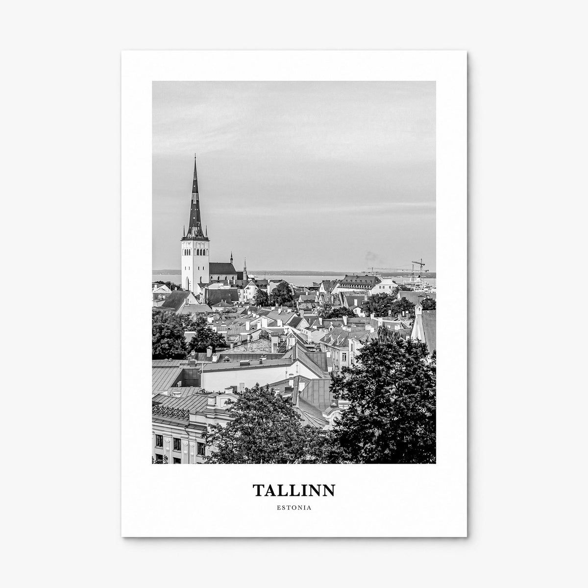 Tallinn Classic Poster, print only (unframed)