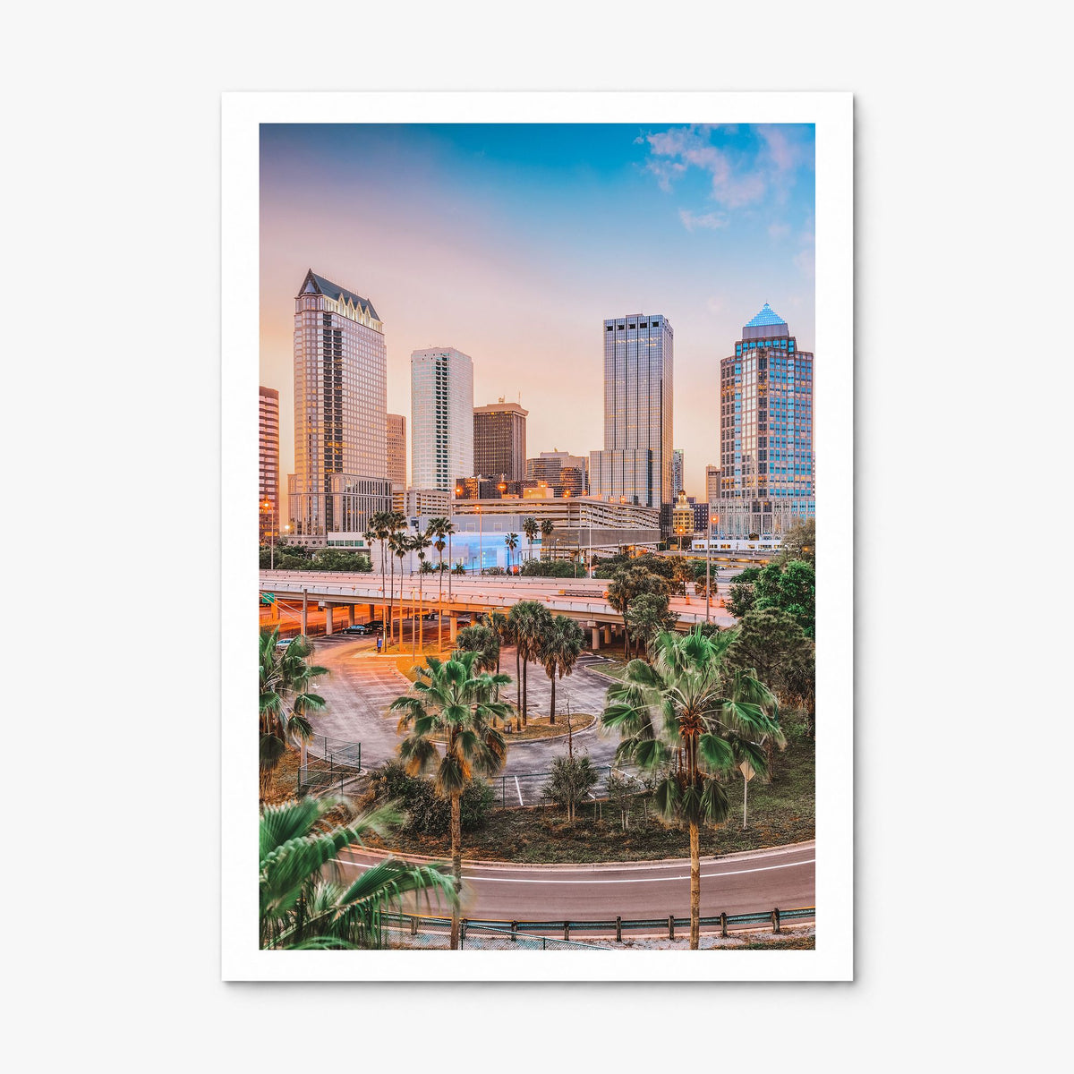 Tampa Photo No 1 Poster, print only (unframed), white border