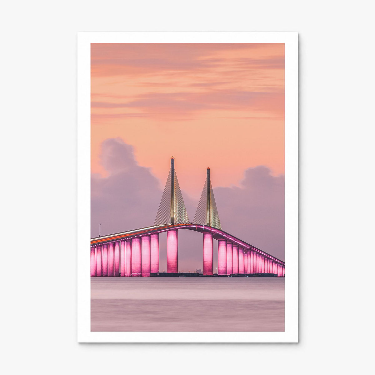 Tampa Photo No 2 Poster, print only (unframed), white border