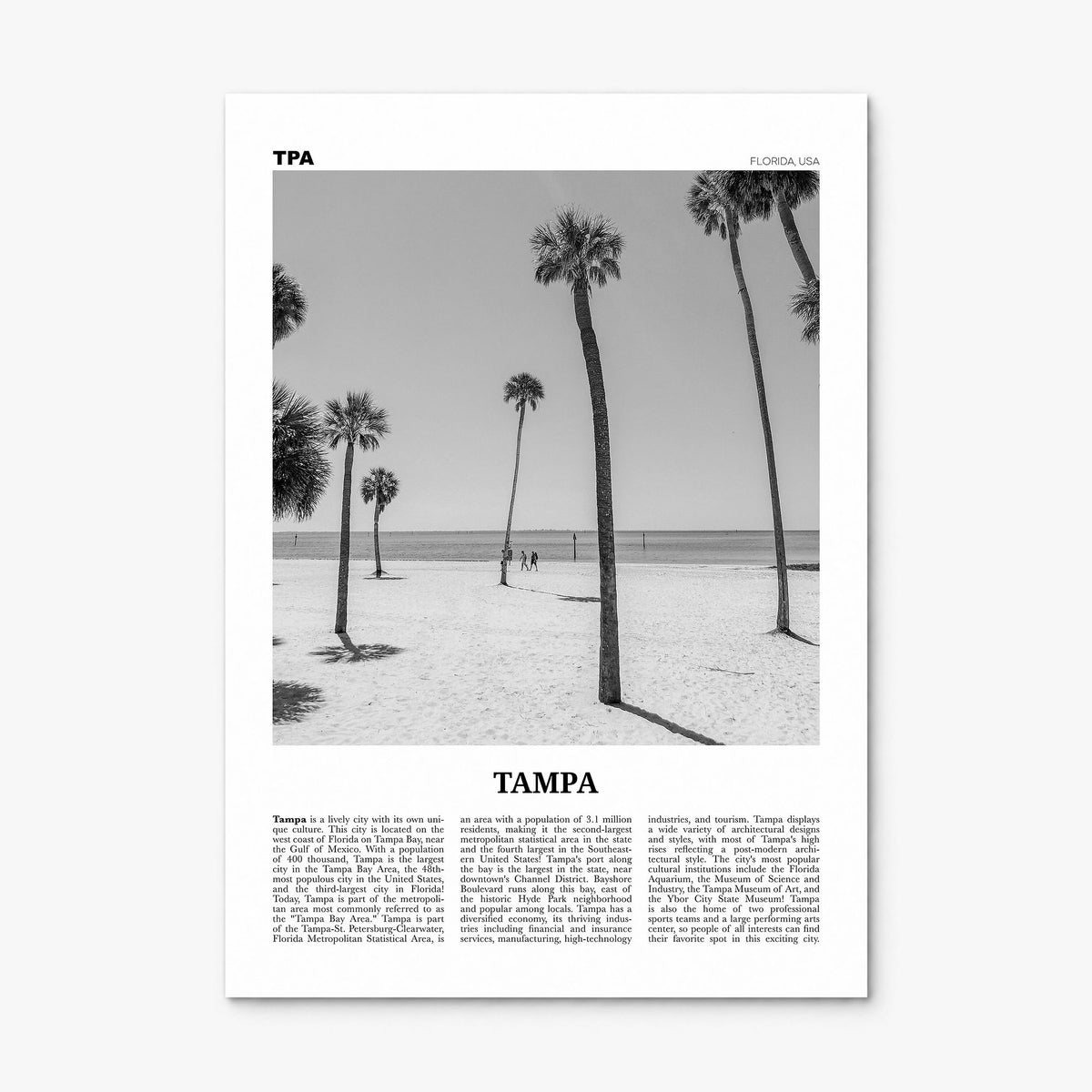 Tampa Newspaper No 2 Poster, print only (unframed)