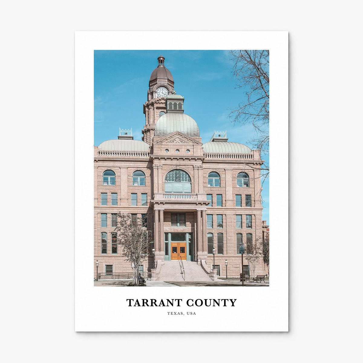 Tarrant County Classic Poster, print only (unframed)