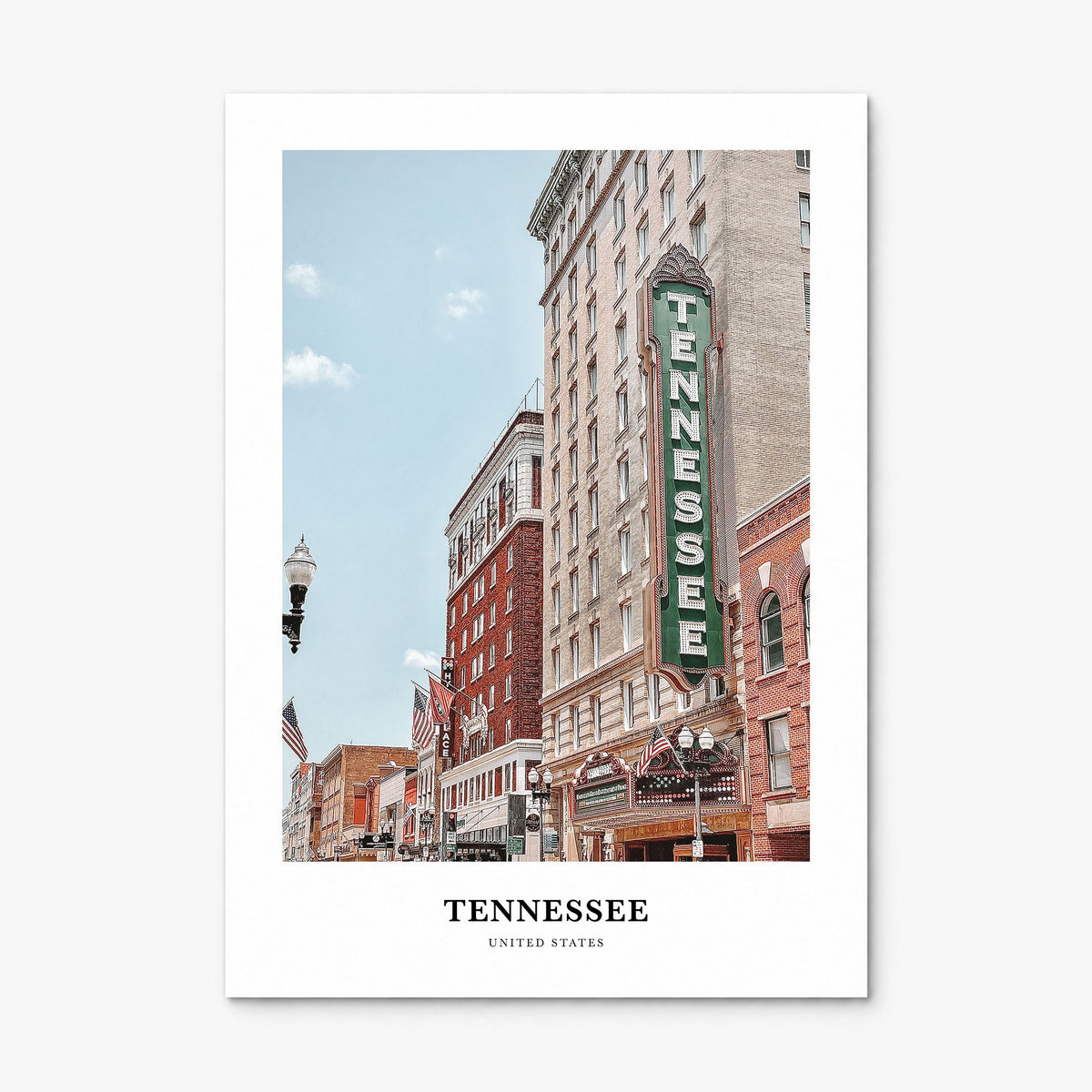 Tennessee Classic No 1 Poster, print only (unframed)