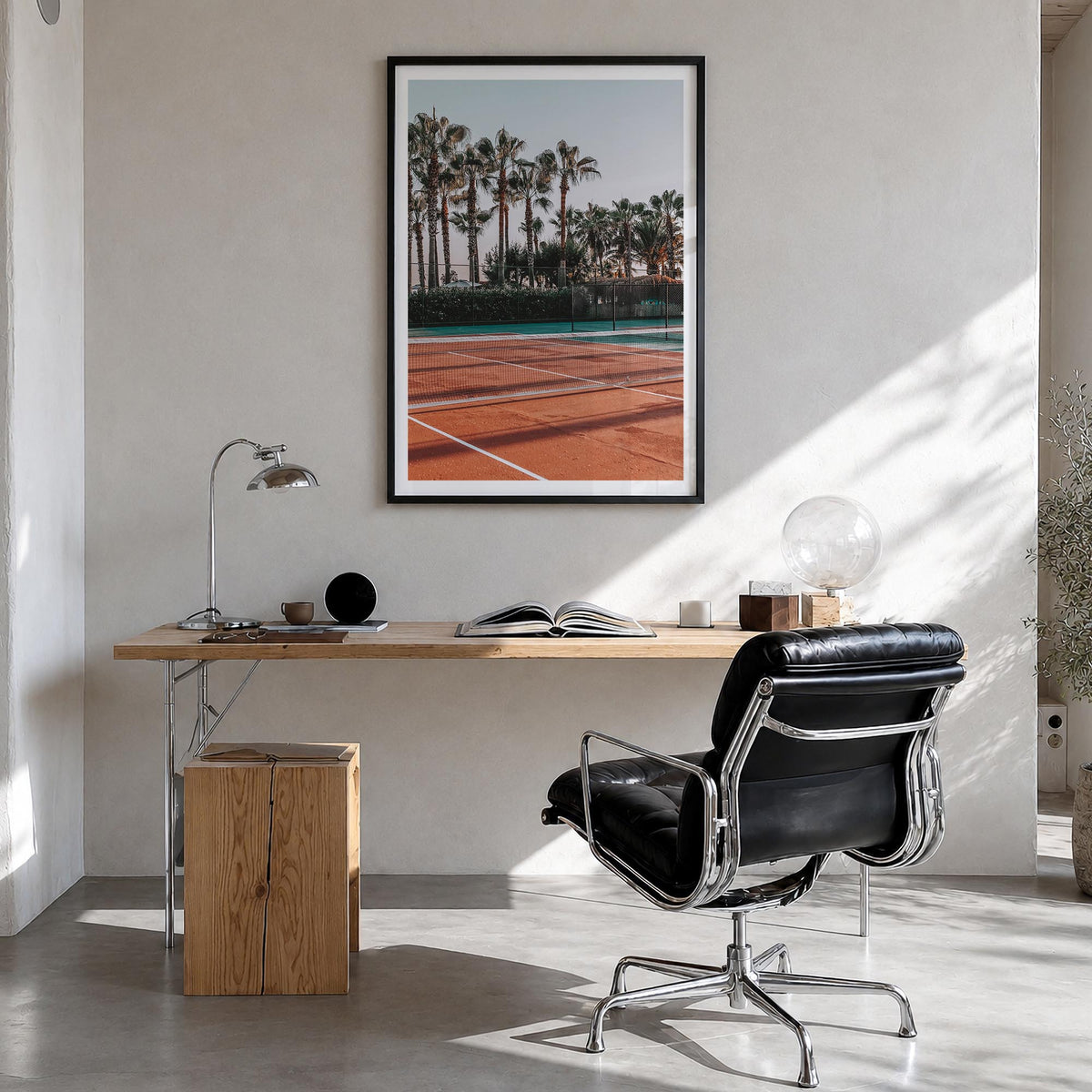 Tennis Court Photo Poster