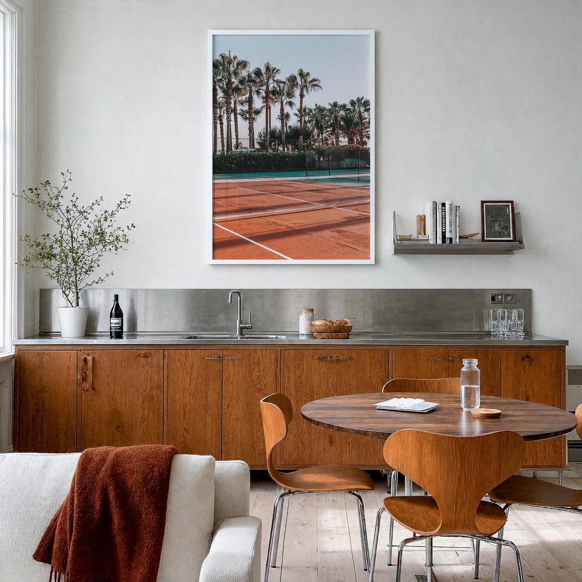 Tennis Court Photo Poster