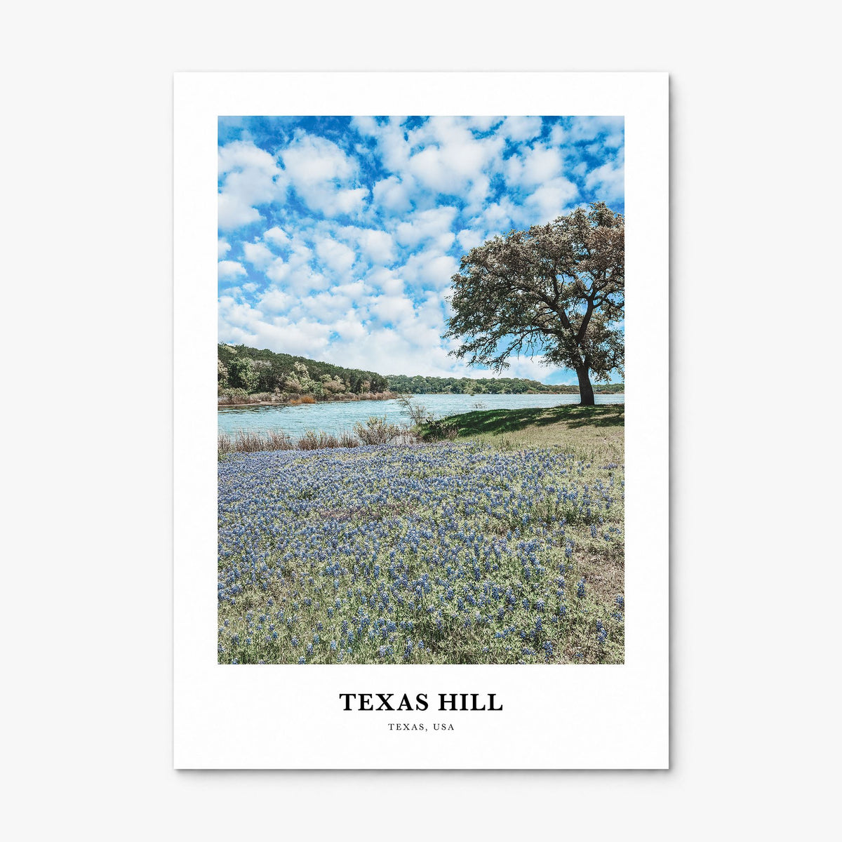 Texas Hill Country Classic Poster, print only (unframed)
