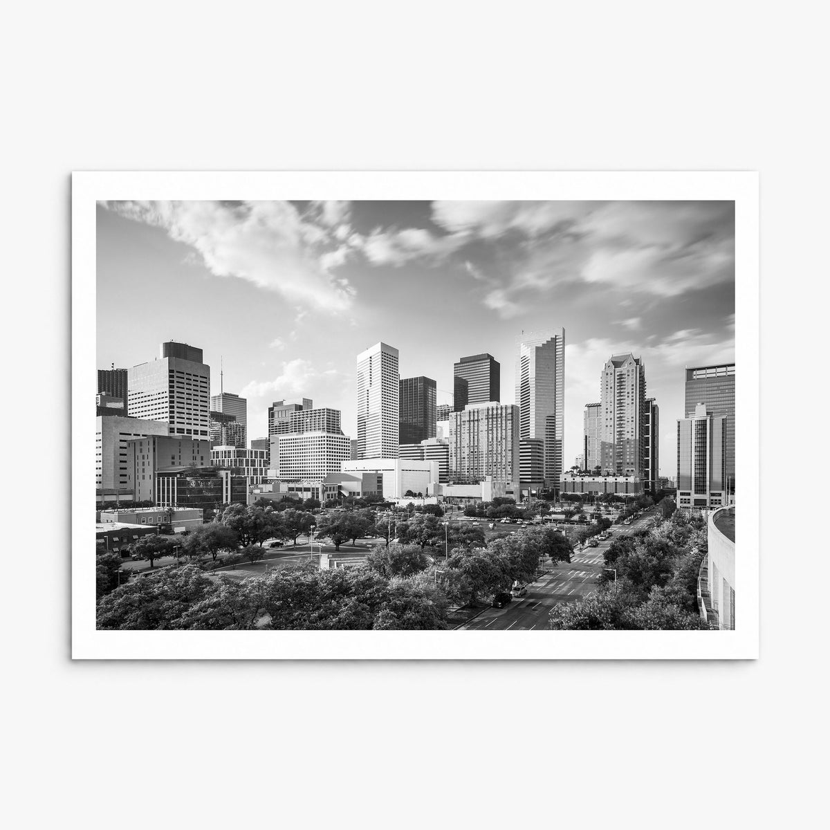 Texas Photo Poster, print only (unframed), white border