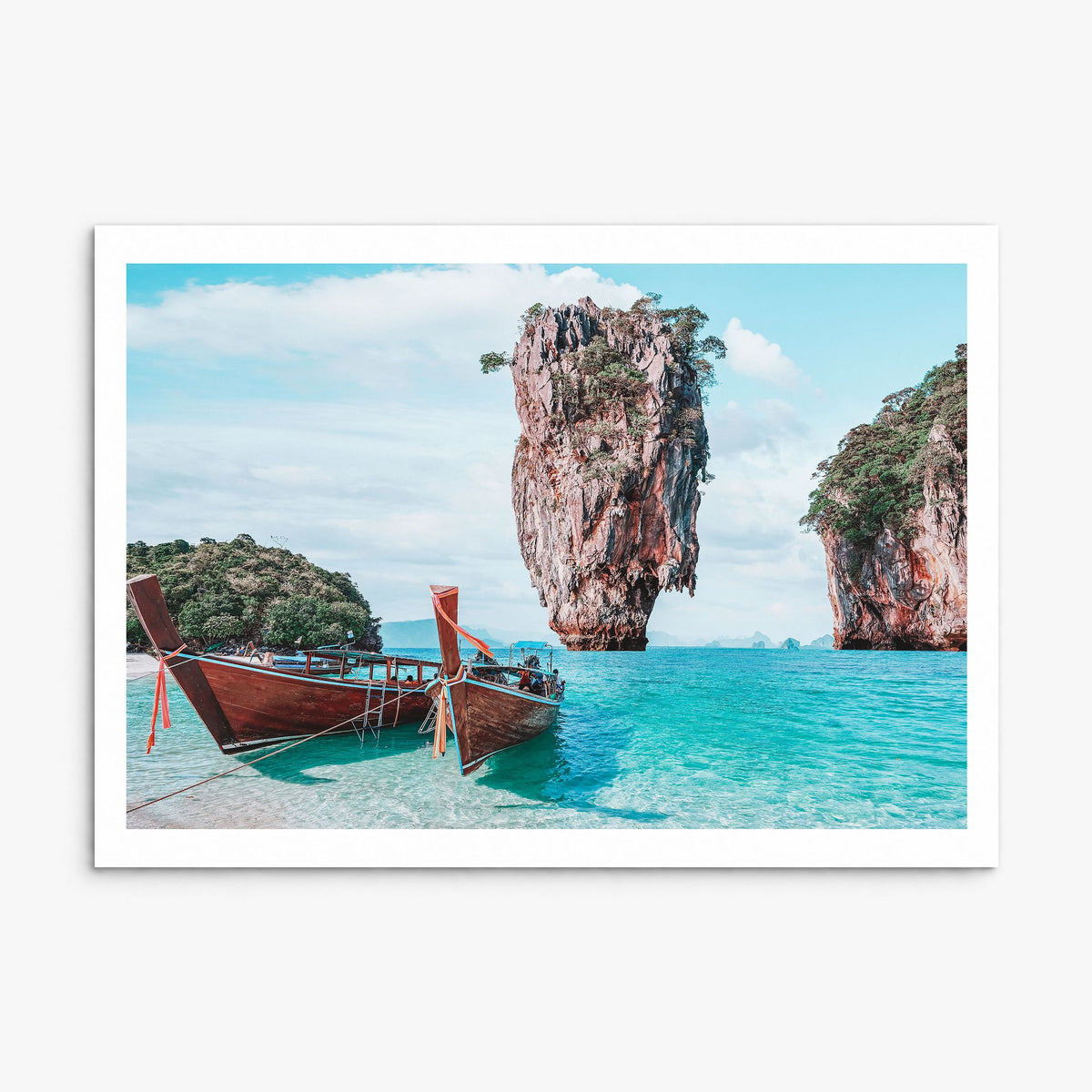 Thailand Photo Poster, print only (unframed), white border