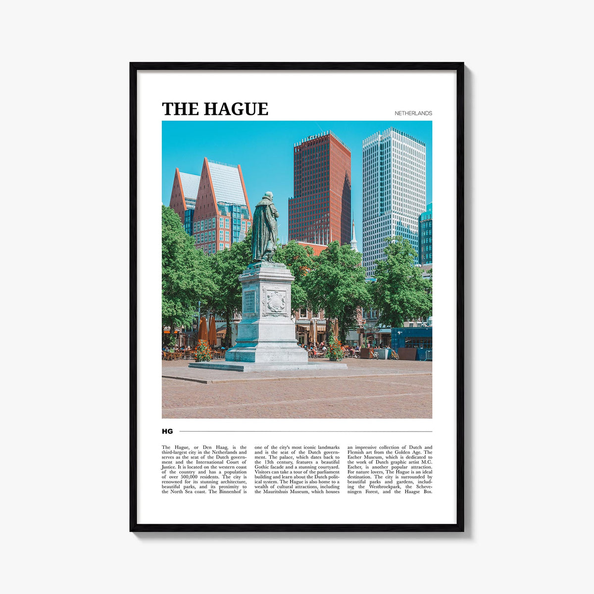 The Hague Travel Poster