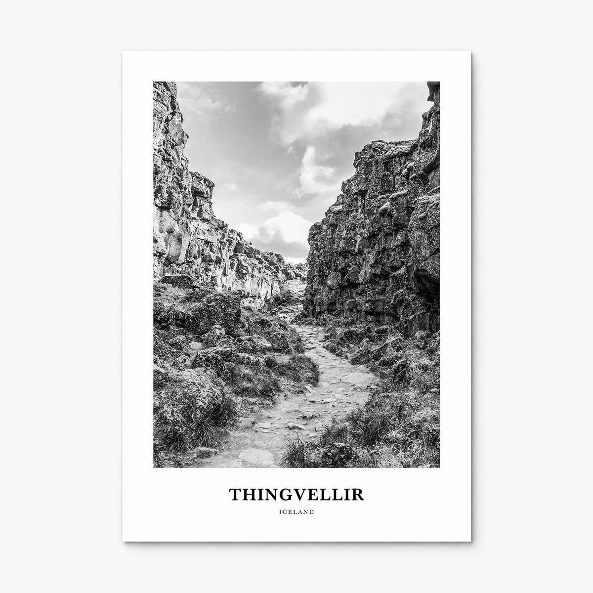 Thingvellir National Park Classic Poster, print only (unframed)