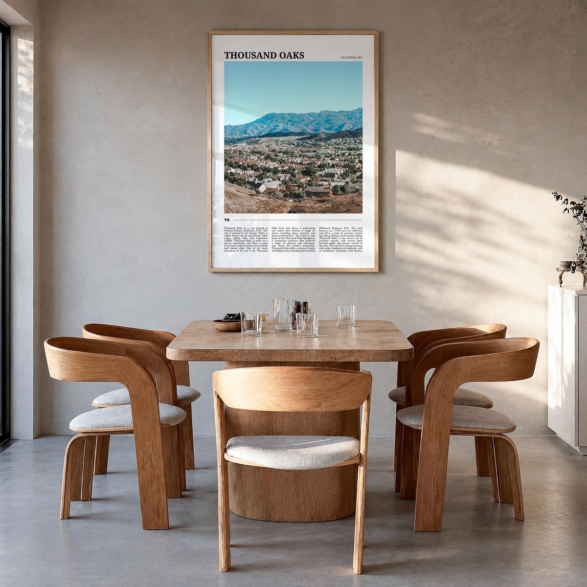 Thousand Oaks Travel Poster