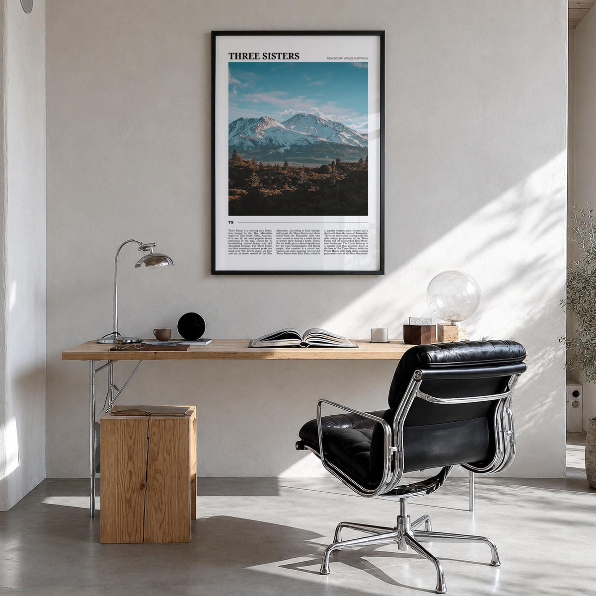 Three Sisters Travel Poster