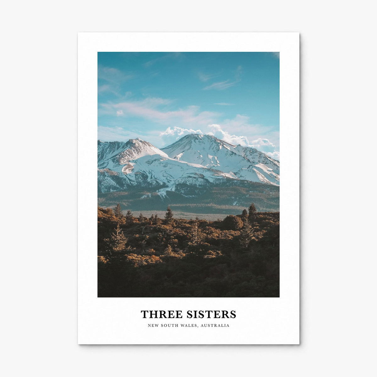 Three Sisters Classic Poster, print only (unframed)
