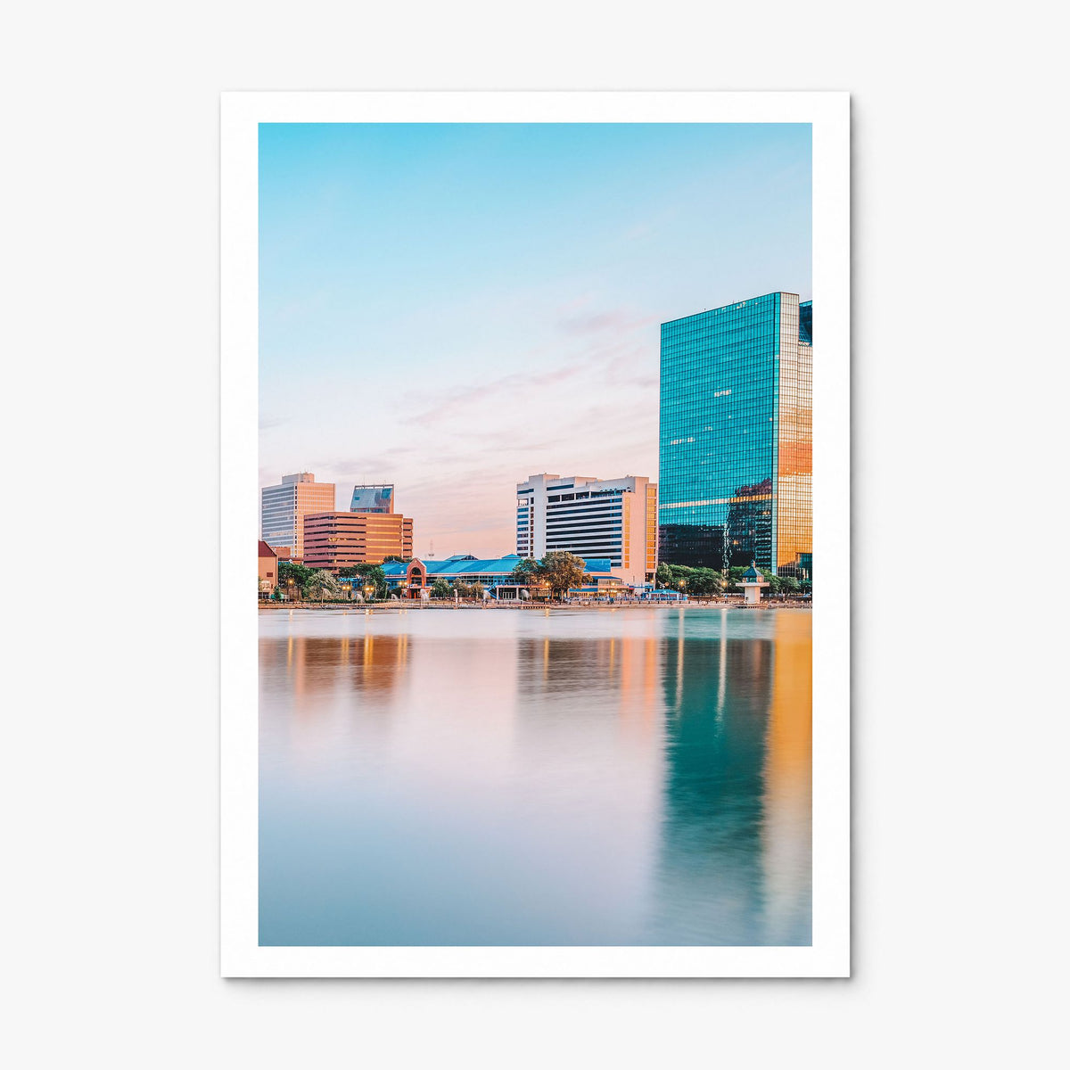 Toledo, Ohio Photo Poster, print only (unframed), white border
