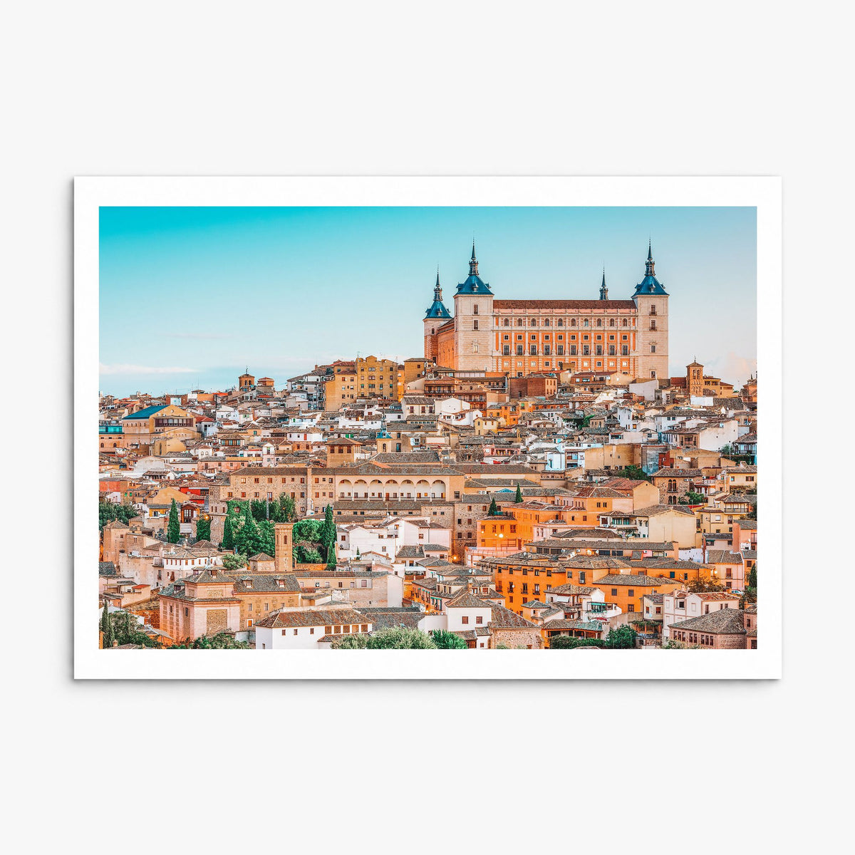 Toledo, Spain Photo Poster, print only (unframed), white border
