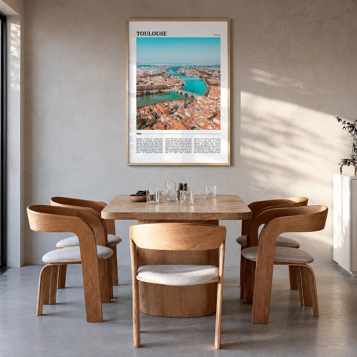 Toulouse Travel Poster