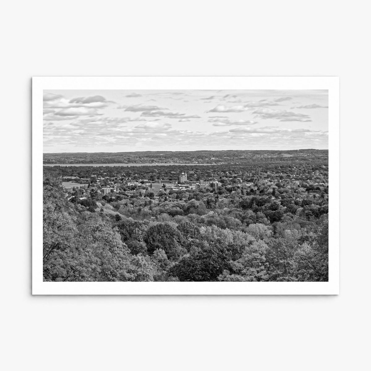 Traverse City Photo Poster, print only (unframed), white border
