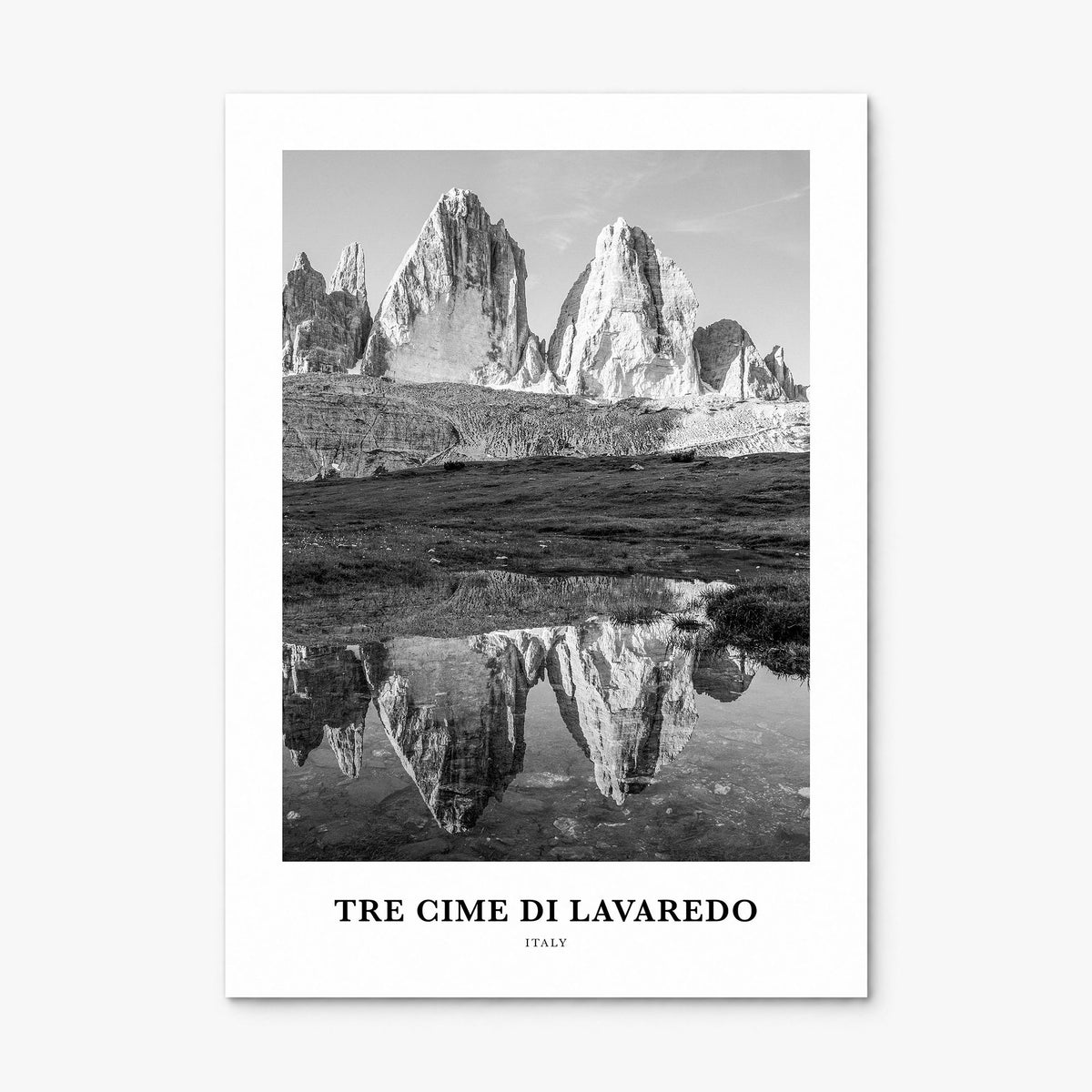 Tre Cime di Lavaredo Classic Poster, print only (unframed)