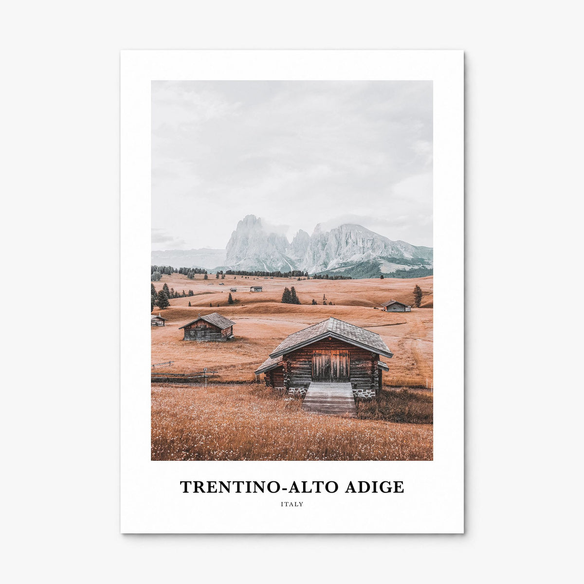 Trentino-Alto Adige Classic Poster, print only (unframed)