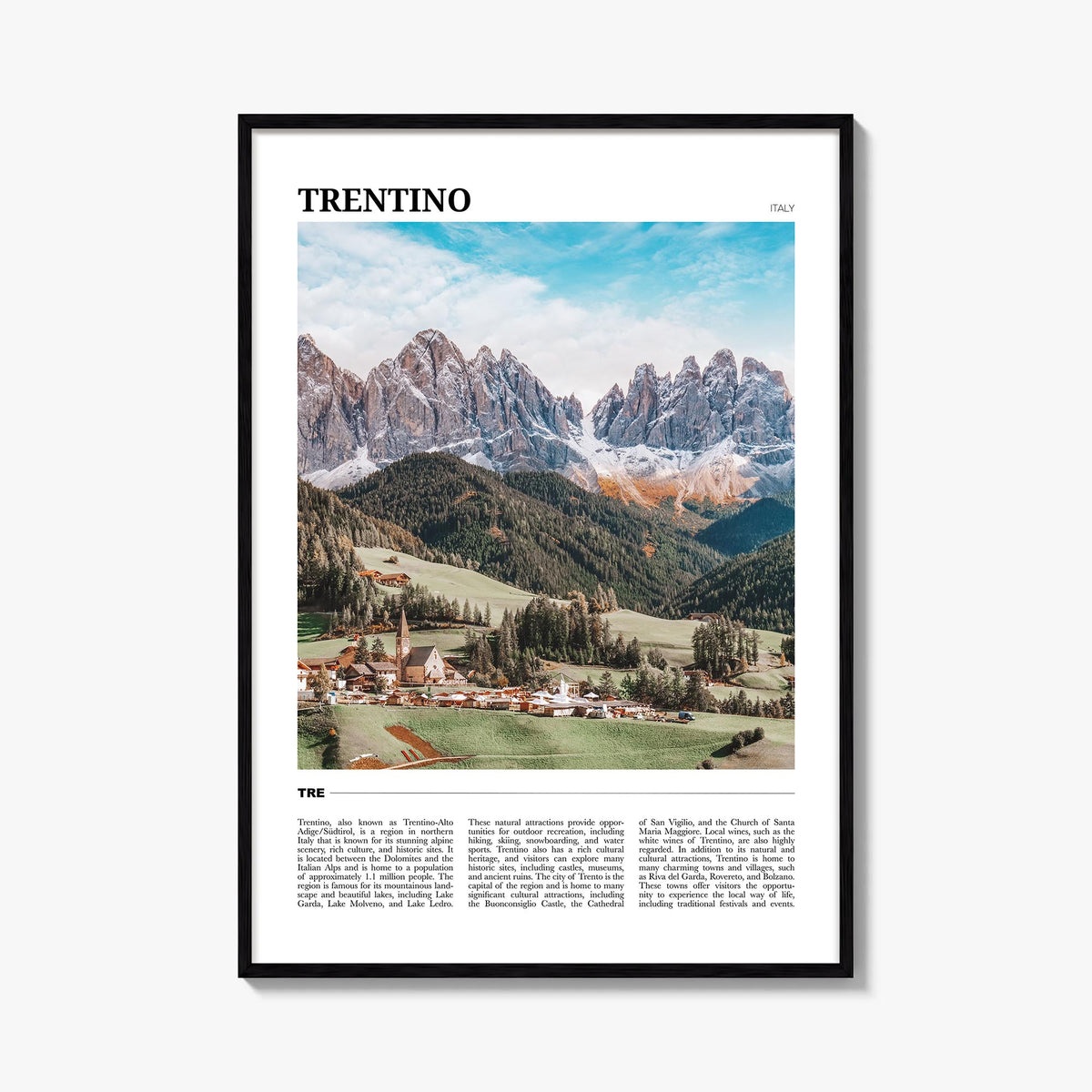 Trentino Travel No 2 Poster
