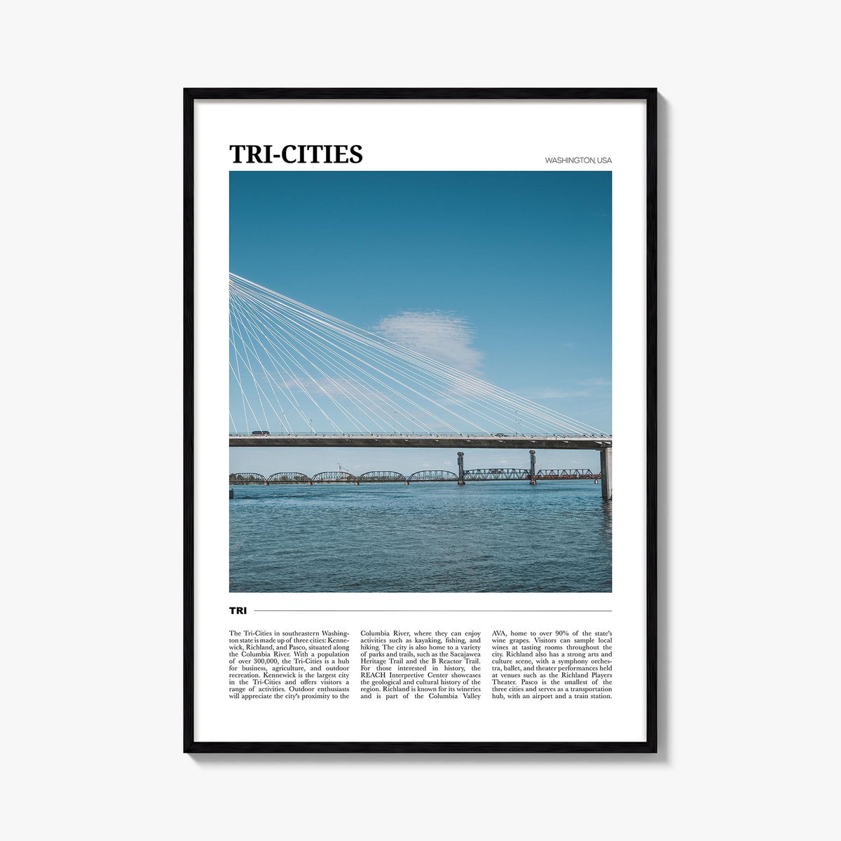 Tri-Cities Travel Poster