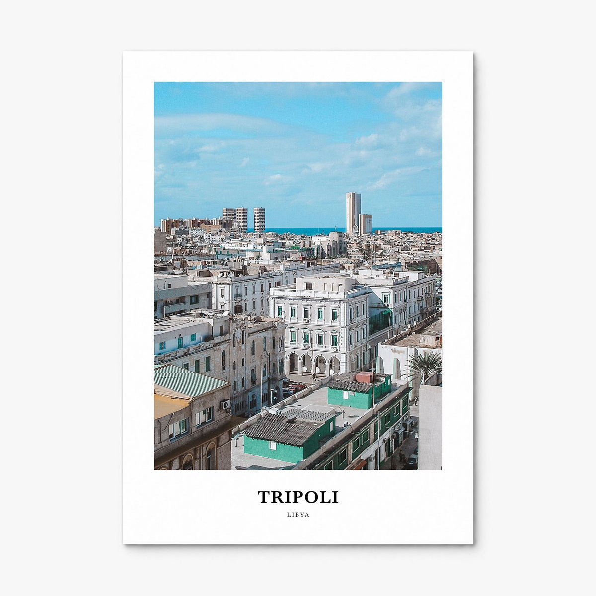 Tripoli, Libya Classic Poster, print only (unframed)
