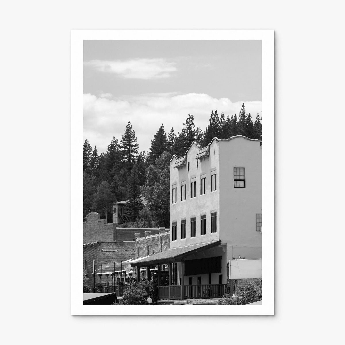 Truckee Photo Poster, print only (unframed), white border