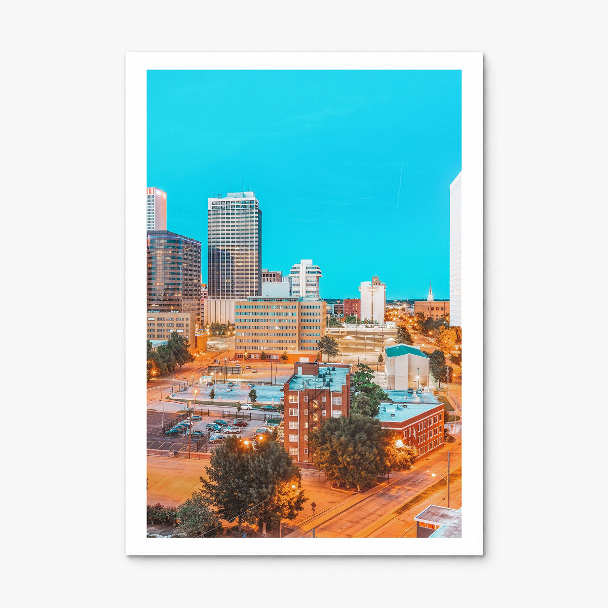 Tulsa Photo No 1 Poster, print only (unframed), white border
