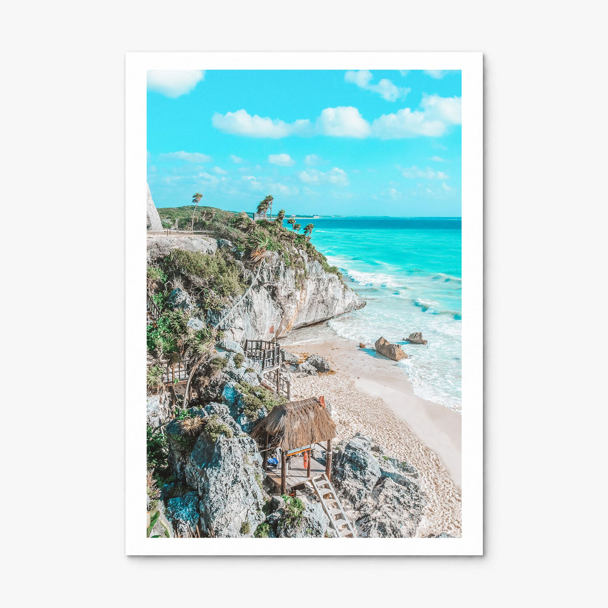 Tulum Photo No 1 Poster, print only (unframed), white border