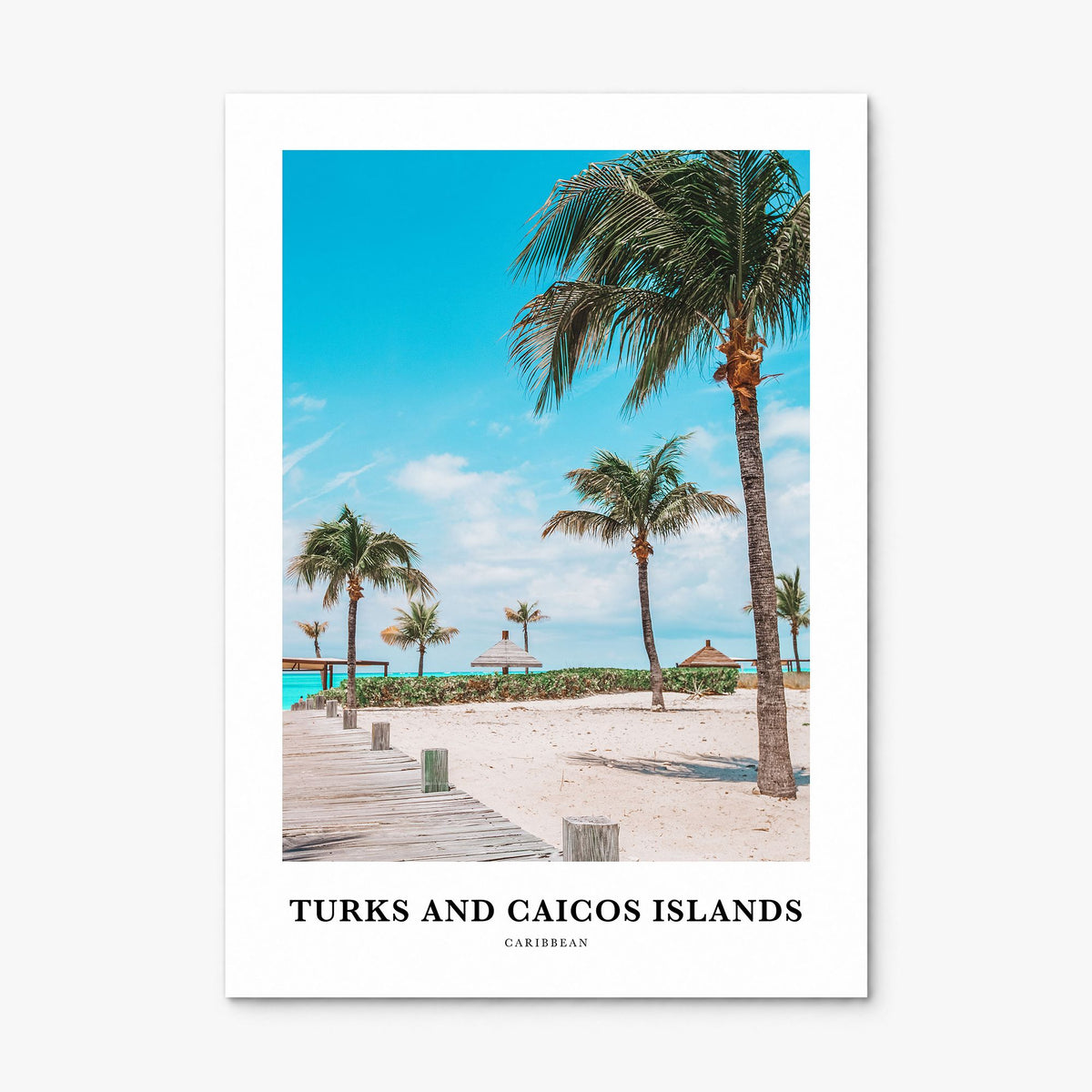 Turks and Caicos Islands Classic Poster, print only (unframed)