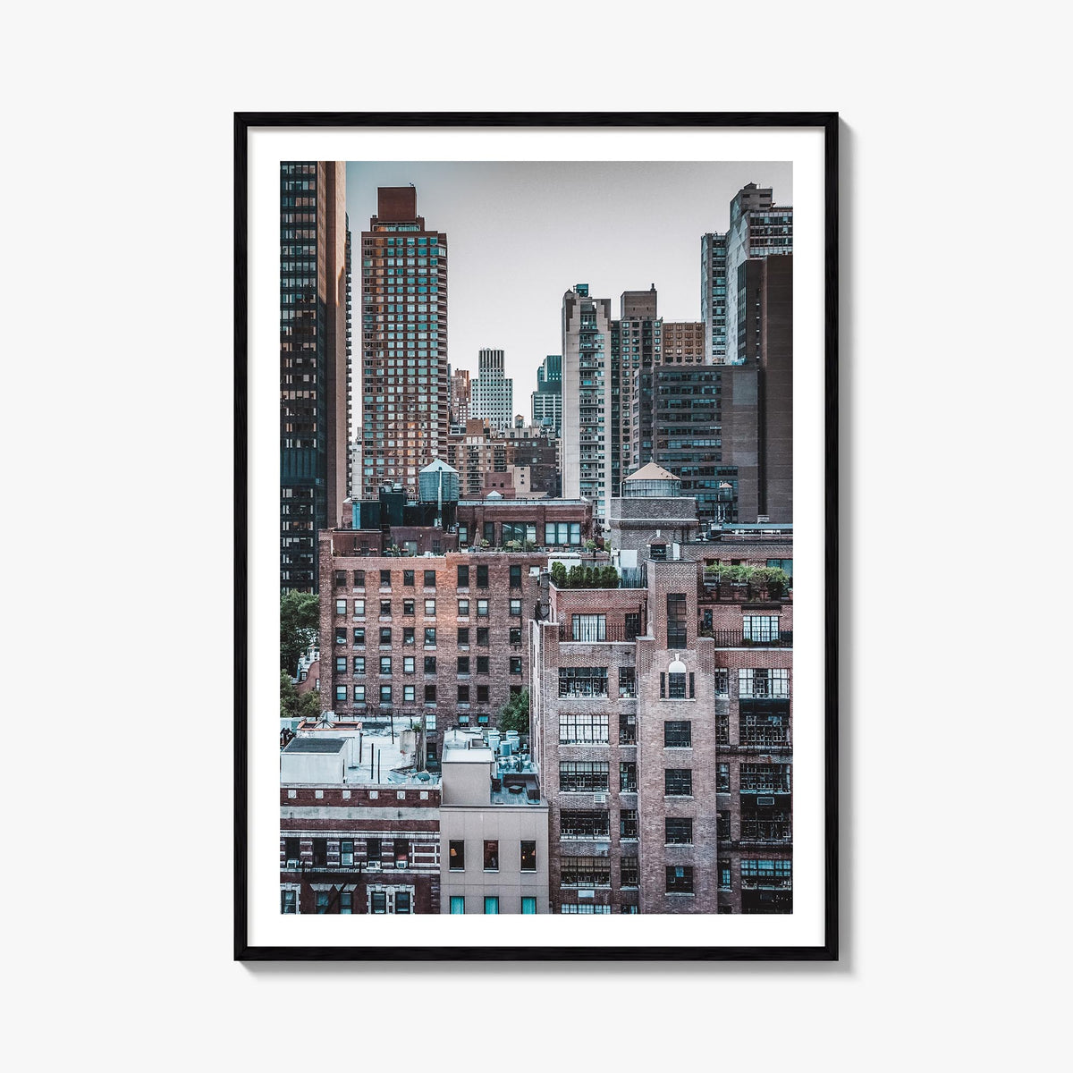 Turtle Bay colorful photo poster of Hawaii, USA – vertical wall art, unframed print shown in interior mockup