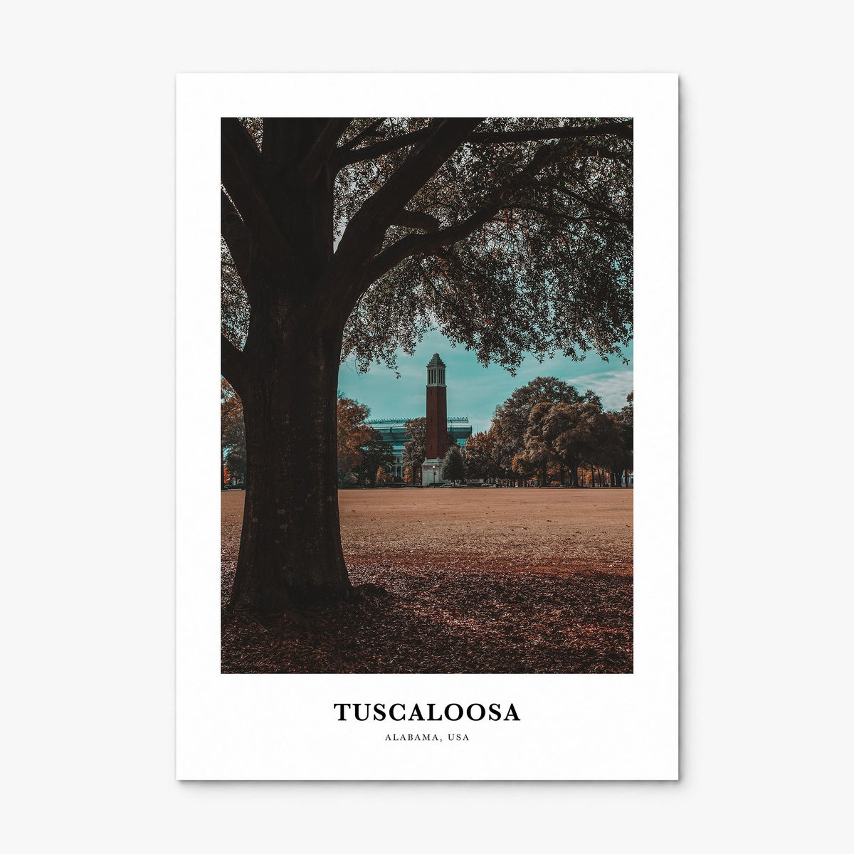 Tuscaloosa Classic Poster, print only (unframed)