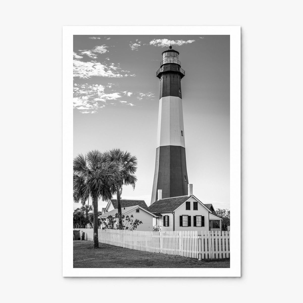 Tybee Island Photo Poster, print only (unframed), white border