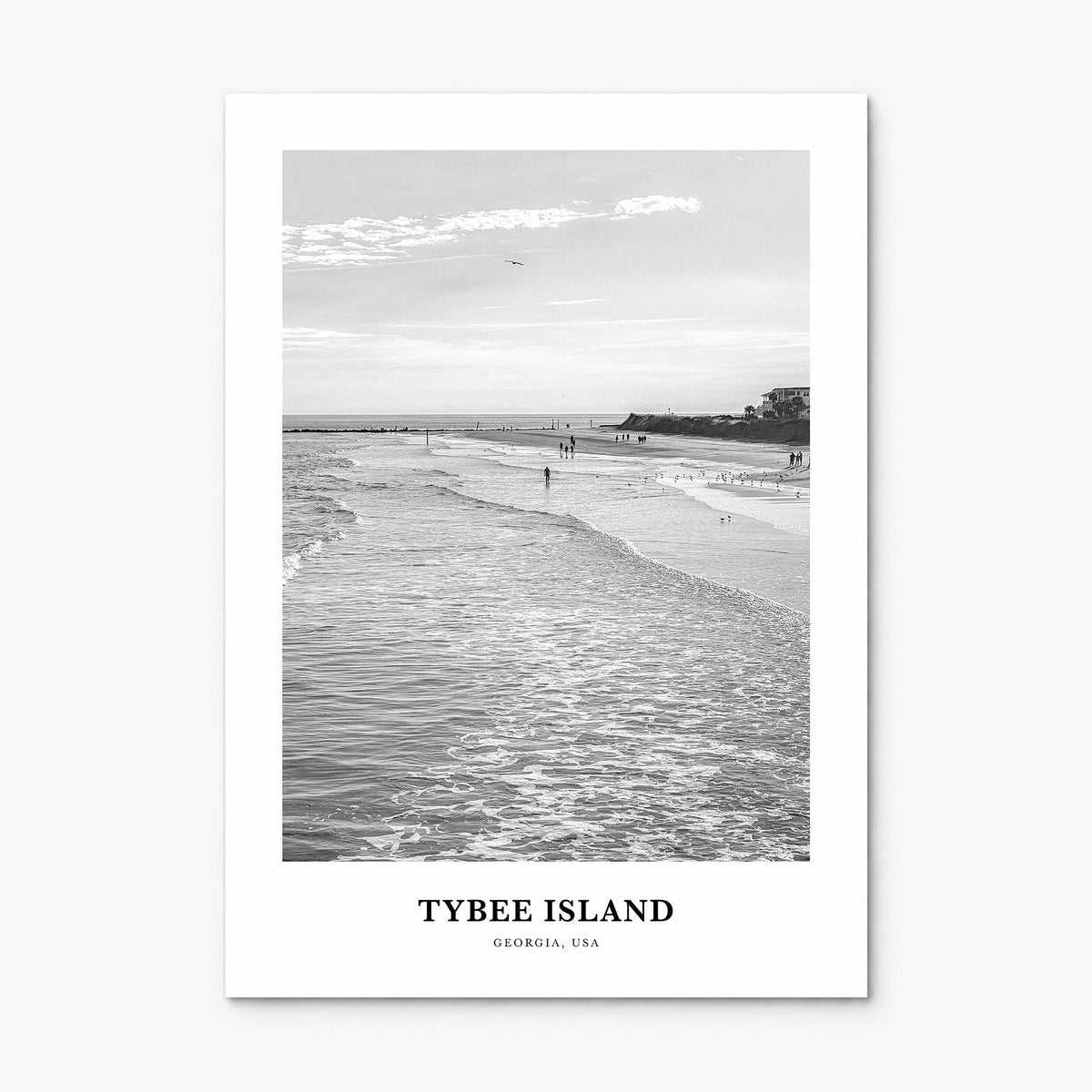 Tybee Island Classic Poster, print only (unframed)