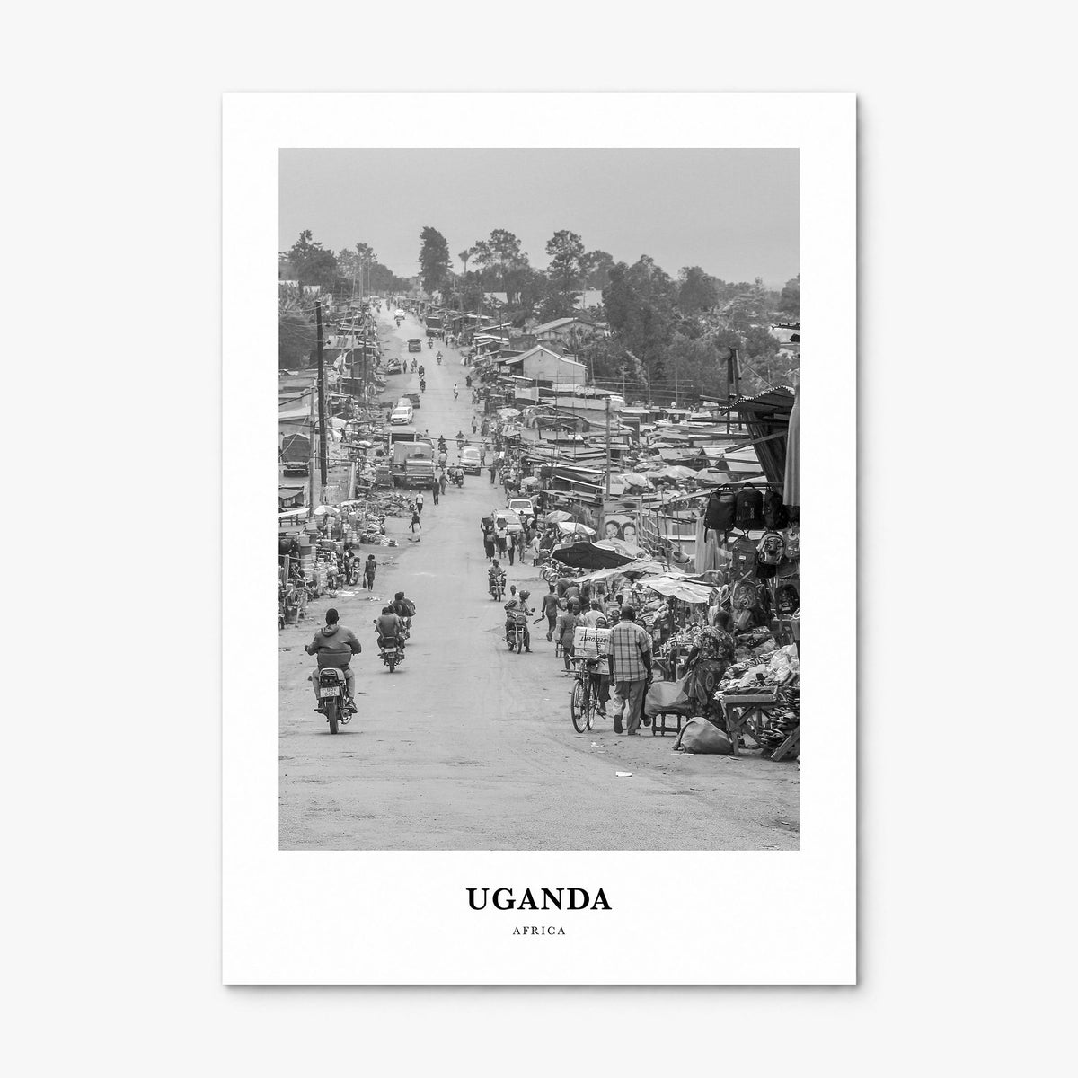 Uganda Classic Poster, print only (unframed)
