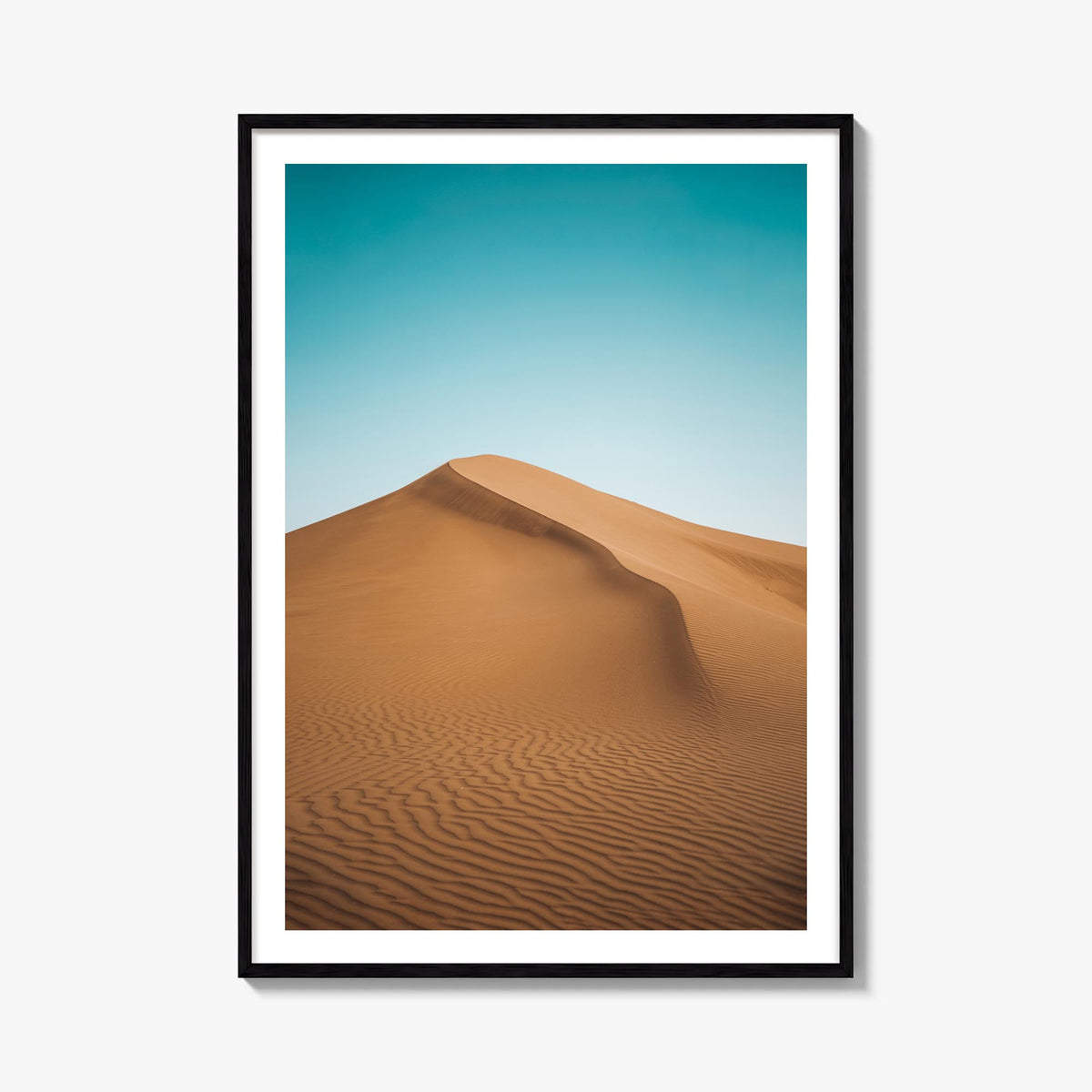 United Arab Emirates colorful photo poster of Middle East – vertical wall art, unframed print shown in interior mockup