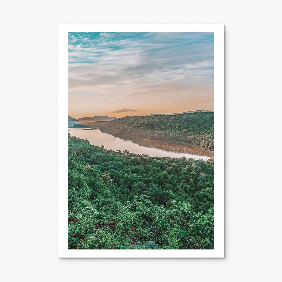Upper Peninsula Photo Poster, print only (unframed), white border