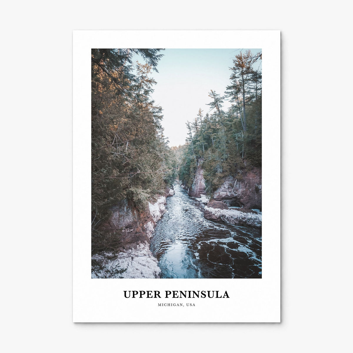 Upper Peninsula Classic Poster, print only (unframed)