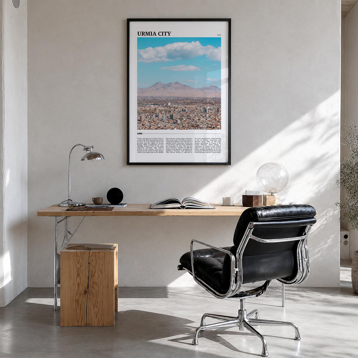 Urmia City Travel Poster