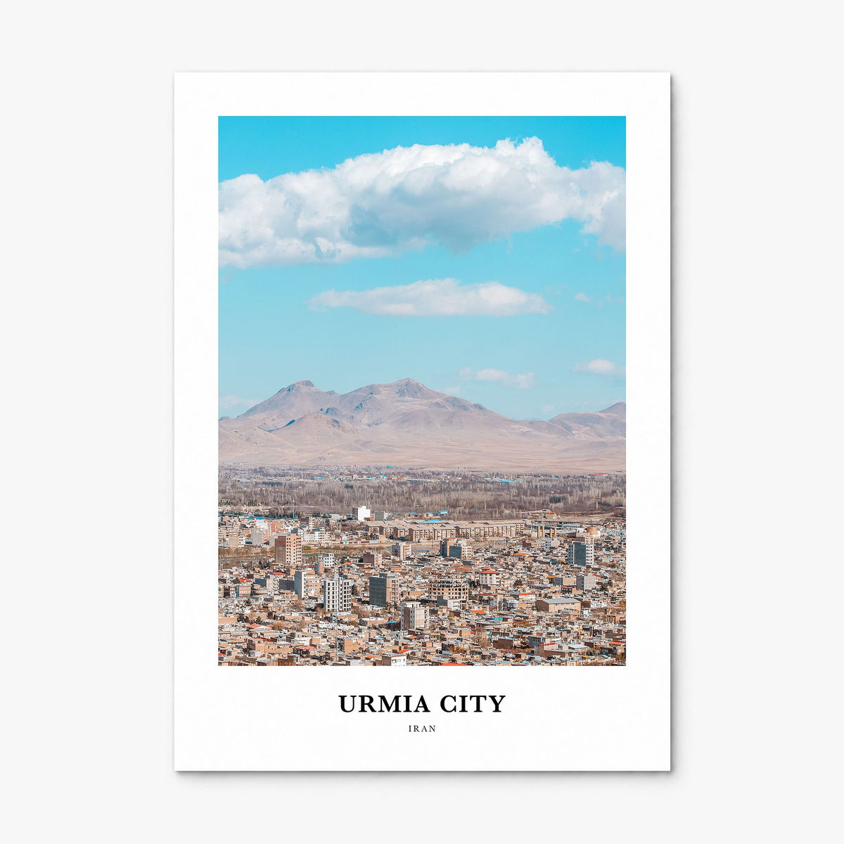 Urmia City Classic Poster, print only (unframed)
